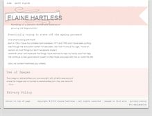 Tablet Screenshot of elainehartless.com